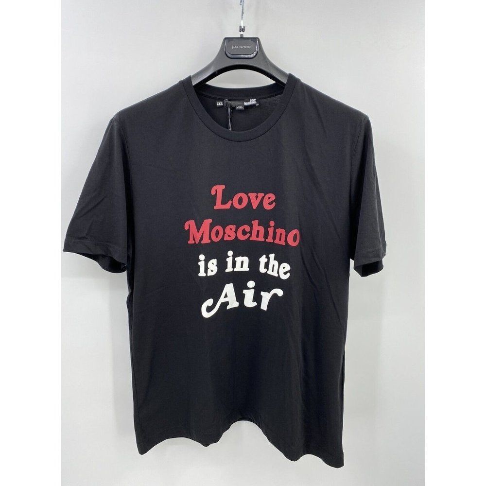 Moschino Graphic T-shirt Love Is In The Air Size XXXL NWT (runs Small) (A-1)